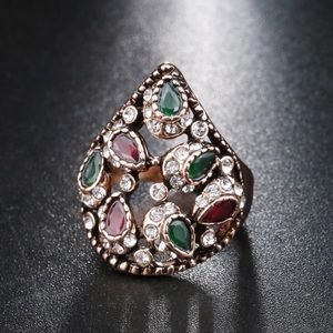 Abigail Antique Gold Ring